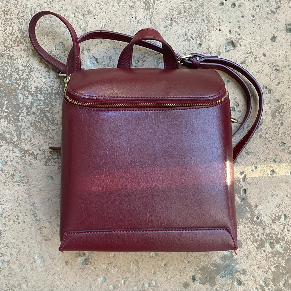 Brandy Melville Burgundy Convertible Bag/Backpack
